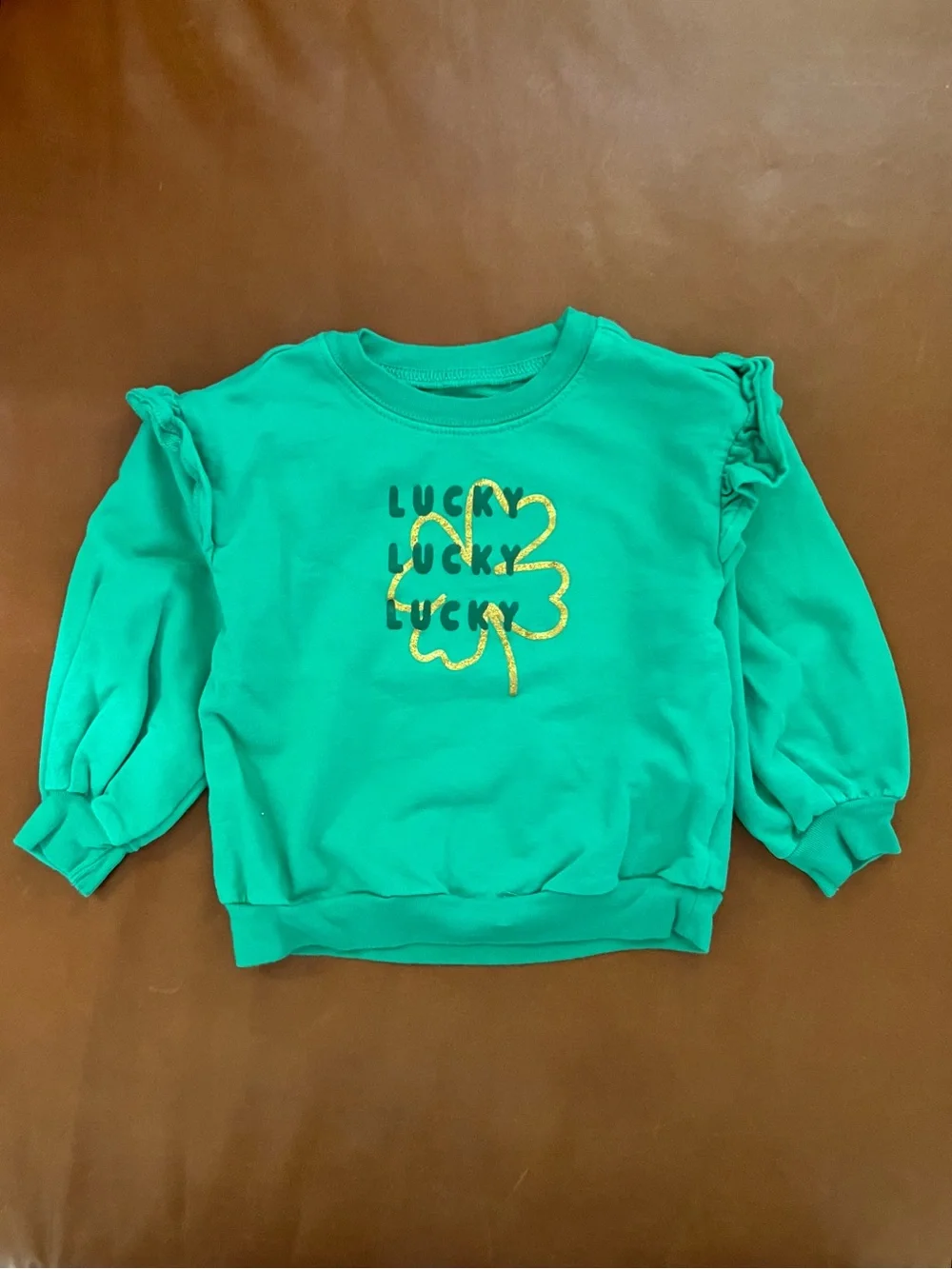 CARTERS Lucky Charm Pullover & Shamock Leggings 2pc Set, 2T